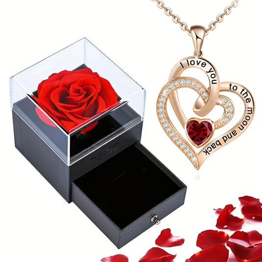 Collana Cuore d'Amore San Valentino con cofanetto